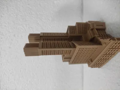 Time Warner Center 3D print model