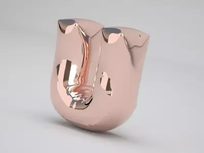 U Balloon Copper 3D model