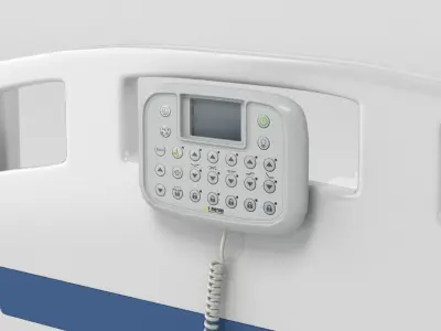 Hospital Bed 2 3D model