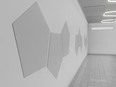 3D SCI-FI ART GALLERY Museum Interior 3D model purchase
