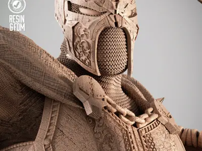 B3DSERK Medieval Spawn Sculpture 3D print model