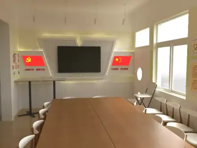 conference room 3D model