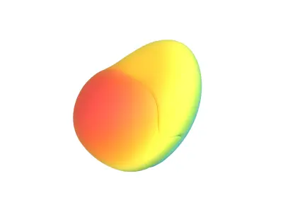 Broken Heart v1 014 Low-poly 3D model