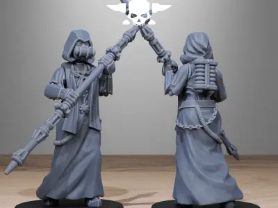 Scavenger Sister Priests 3D print model