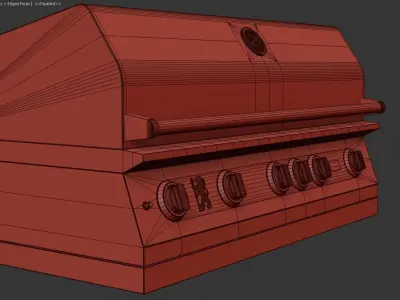 Lion L90000 Premium Grill Low-poly 3D model