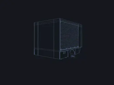 Adik TSF Aufbau Low-poly 3D model