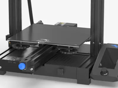  Creality Ender-3 V2 Desktop 3D Printer Black 