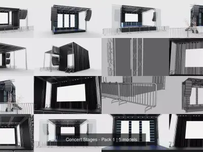 Concert Stages - Pack 1