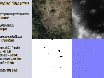 Mexico City Mexico City Landscape 3D Model 3D model