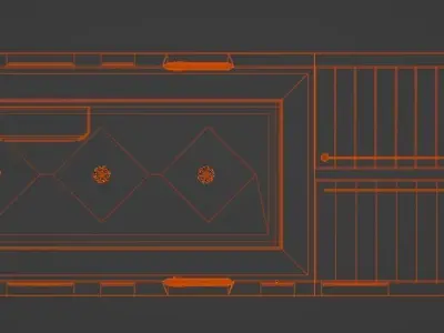 Realistic Hall Office 3D model