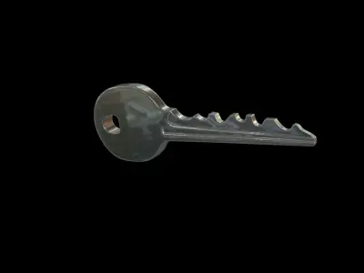 key for the door 3D model