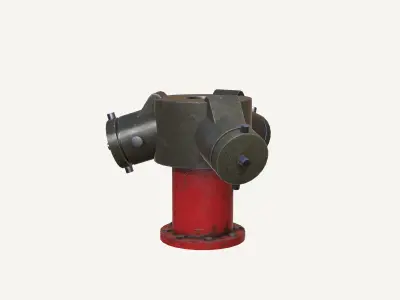 Water Hydrant Low-poly 3D model