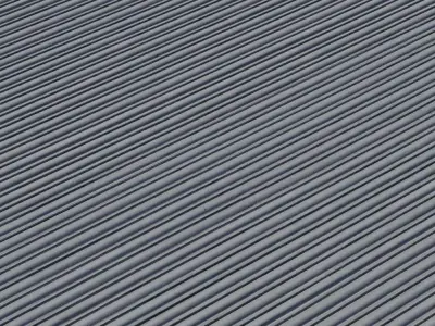 Ribbed Aluminum Roller Shutter  Texture