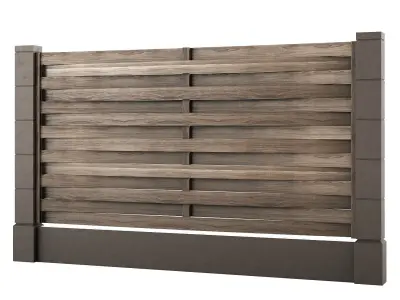 Fences fencing 4 3D model