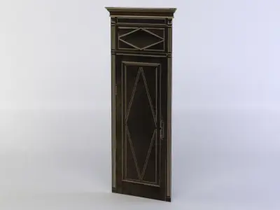Door metal pole Low-poly 3D model purchase