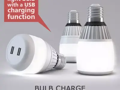 Bulb-Charge led light bulb 3D model