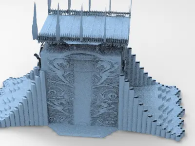 Norse Gods Tower 2  3D model