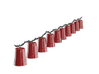 Bulb Novelty String Light 3D model