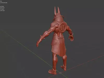 Prime Anubis High Poly 3D model