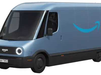 Amazon Electric Delivery Van 3D model