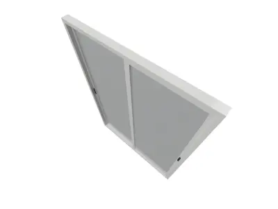 Sliding door window 3D model
