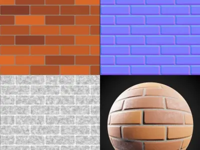 BRICK PBR Texture 04 Texture