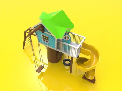 Hobbit playground 3D model