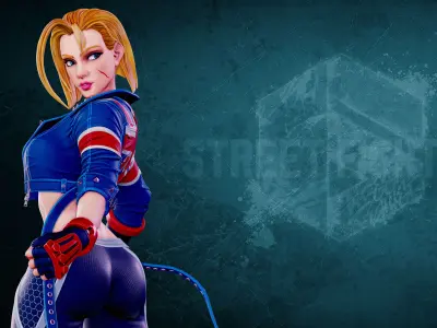 Cammy of Street Figther 6 3D print model
