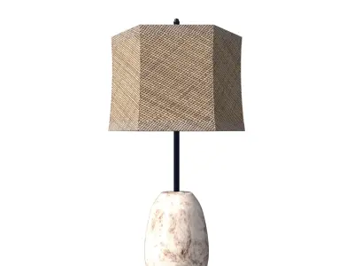 Marble Base Table Lamp by Illumino  3D model