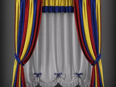 Curtain 3D model 65 3D model