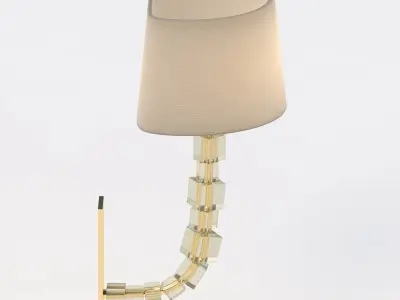 TWL27S Small Lartigue Wall Sconce 3D model