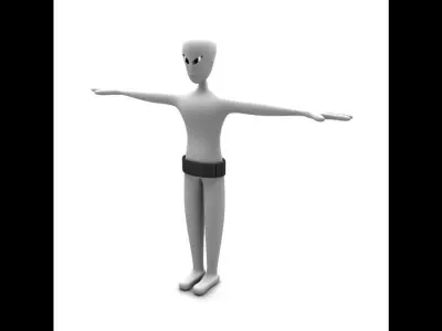 Extraterrestrial Lifeform ELF-SS1 3D model