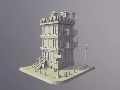 Apartament lighthouse 3D model