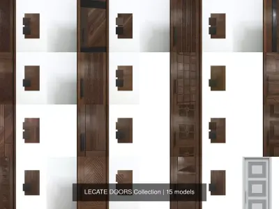 LECATE DOORS Collection 3D Model Pack