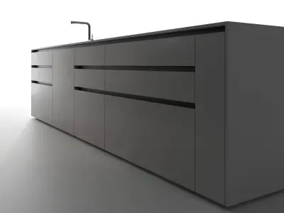 Kitchen set 10 3D model