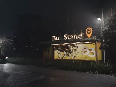 BUS STAND  3D model purchase