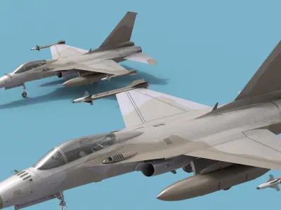  Combat Interceptor Fighter Jet 