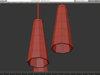 Chandeliers 3d models Collection 10 models Low-poly 3D model Low-poly