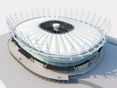 BC Place stadium 3D model