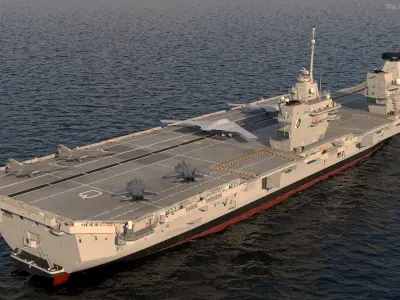  Armed HMS Queen Elizabeth 