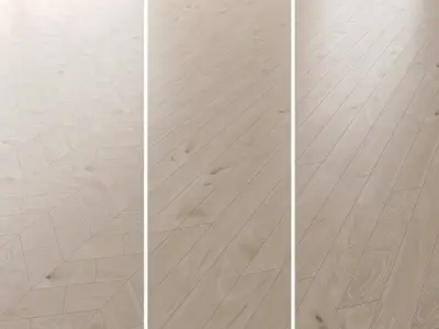  Parquet Oak Arctic NEW Brushed set 6 3D model