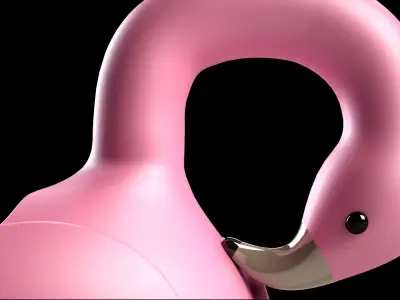 Flamingo flowerpot 3D print model