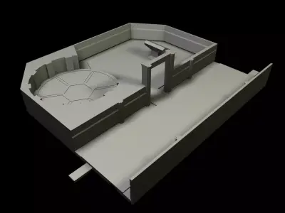 Star Trek Adventures Starfleet Ship Interior 3D print model