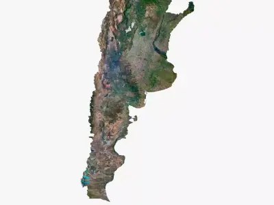 Argentina Terrain 3D model