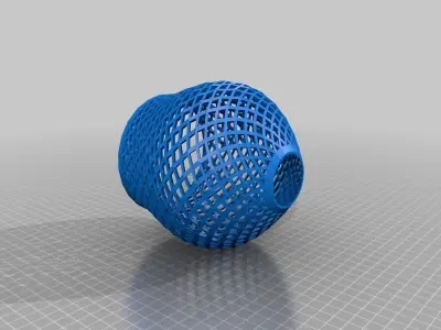 Shapeshifter Lampshade inspired by the Dentelle collection Free 3D print model