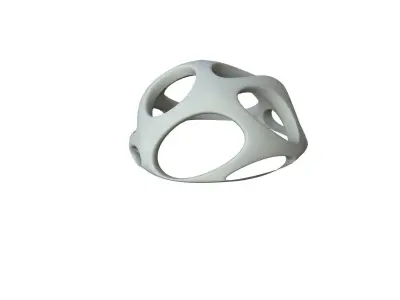 SciFi Cube Object No 54347 Low Poly Shape Low-poly 3D model