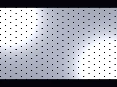 Perforated panel with 4 percent opening 25O91 3D model