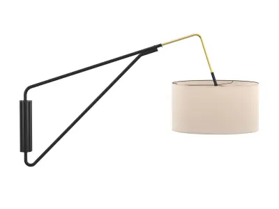 Overarching Mid-Century Sconce 3D model
