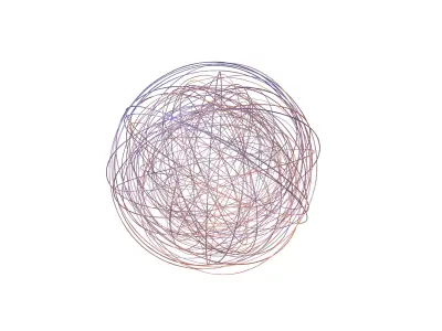 Abstract Sphere Ball v5 004 3D model