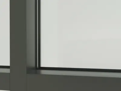 Panoramic glazing Stained glass 3 3D model